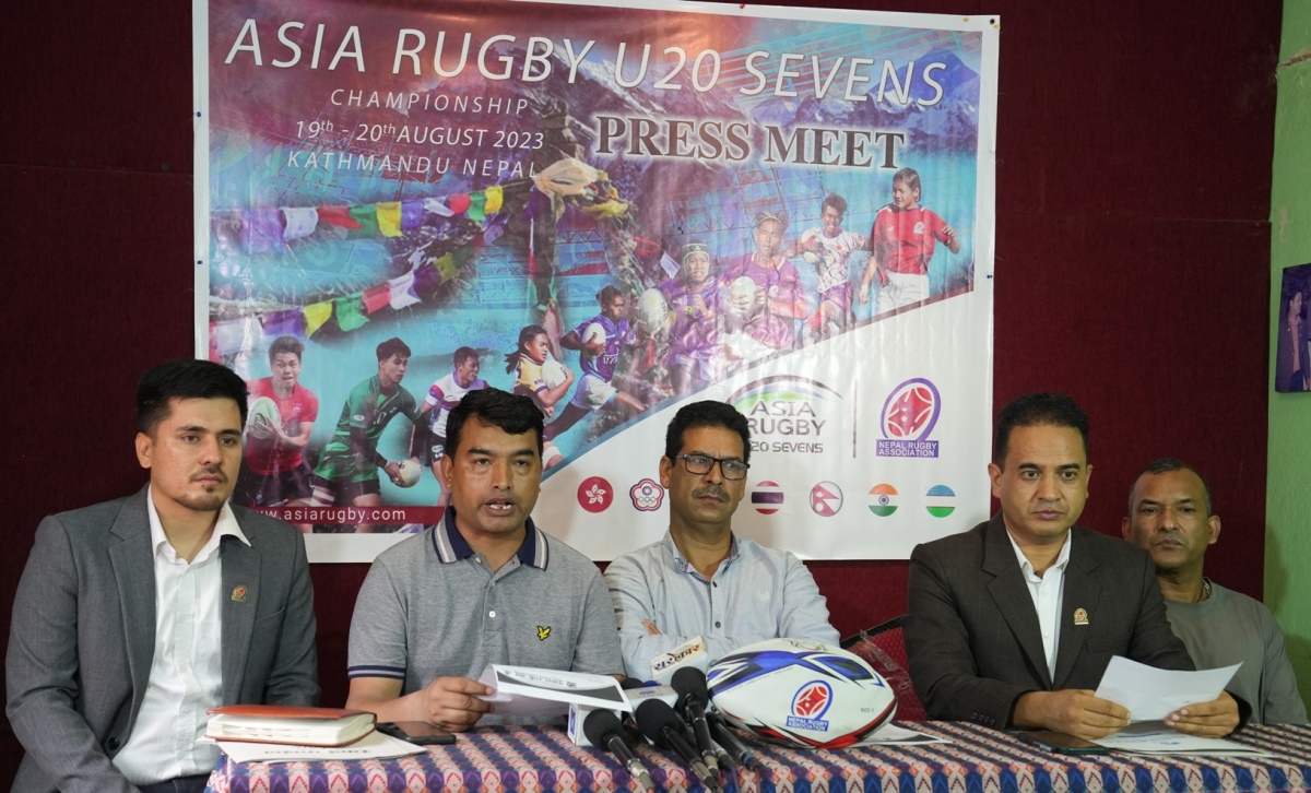 एसिया रग्वी महिला पुरुष प्रतियोगिता भाद्र पहिलो साता हुने